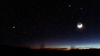Night sky over Big Bend National Park