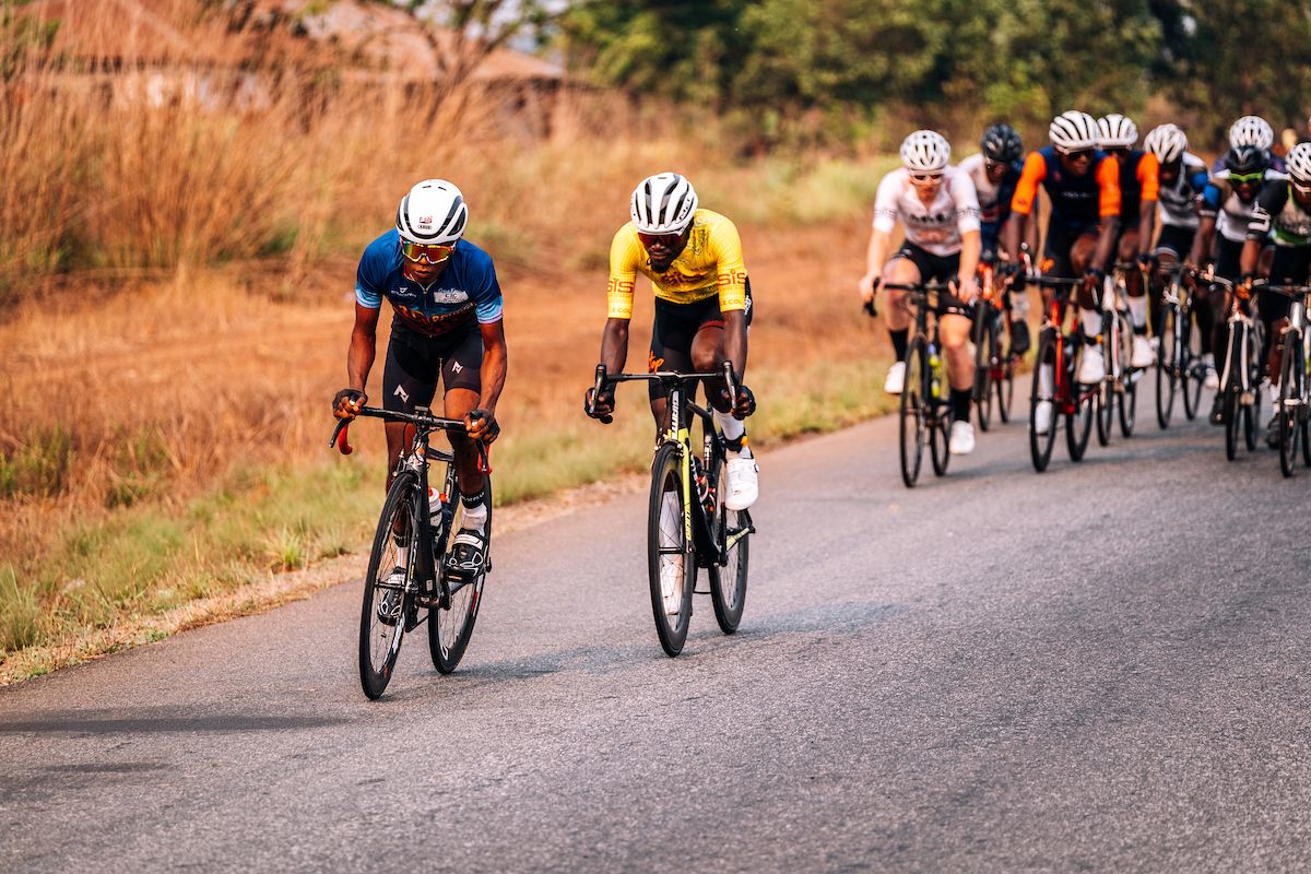 Picture by Oskar ScarsbrookSWpixcom 2630042023 Cycling SIS Science in Sport Tour de Lunsar 2023 Sierra Leone Africa