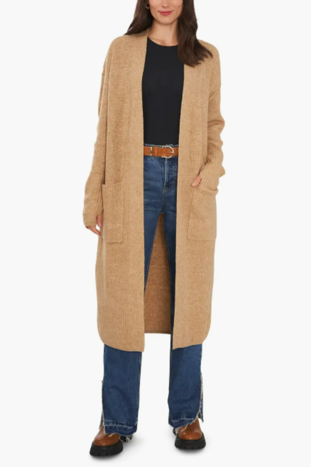 Vince Camuto Longline Cozy Cardigan