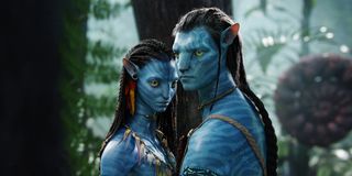 Jake and Neytiri in Avatar