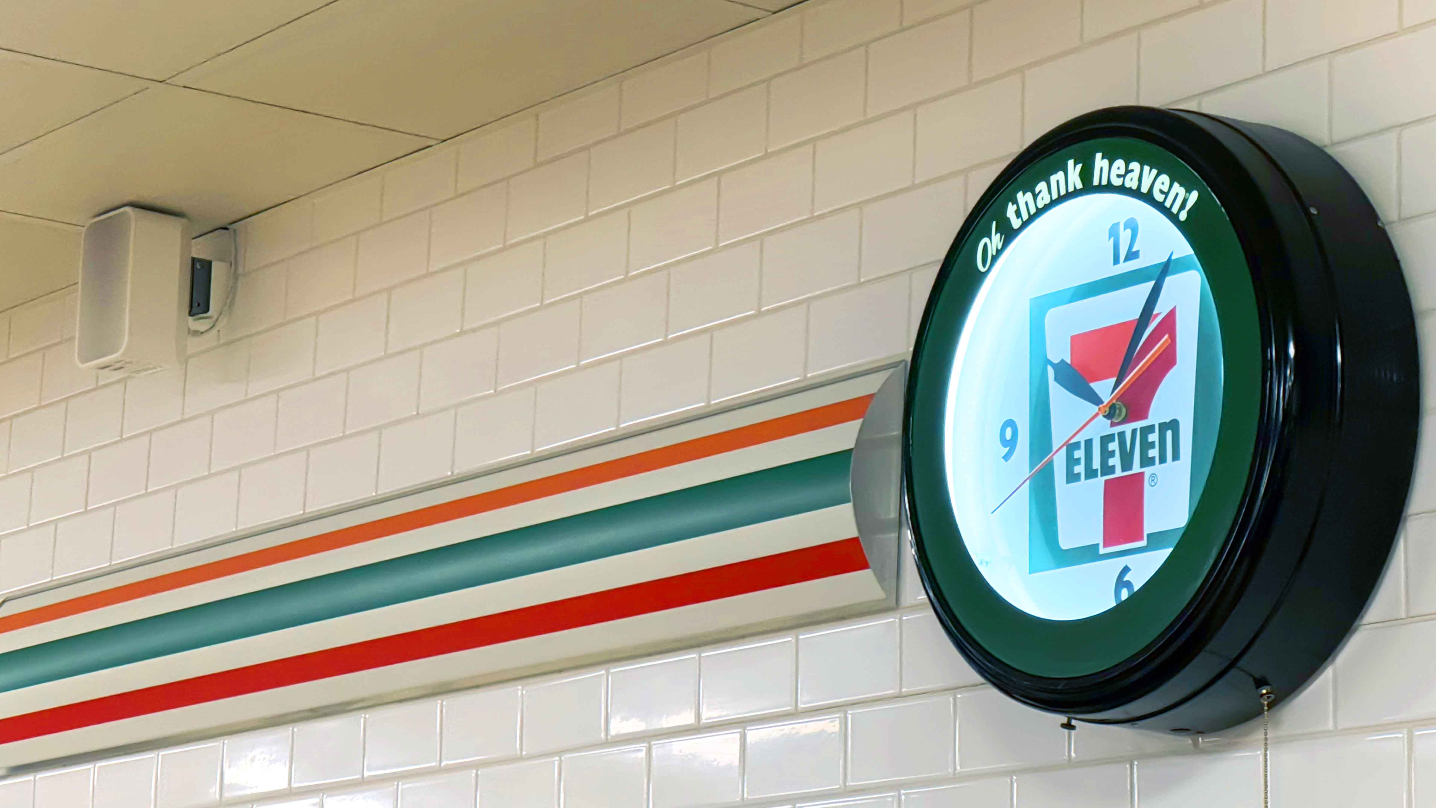 Speaker installed at 7-Eleven