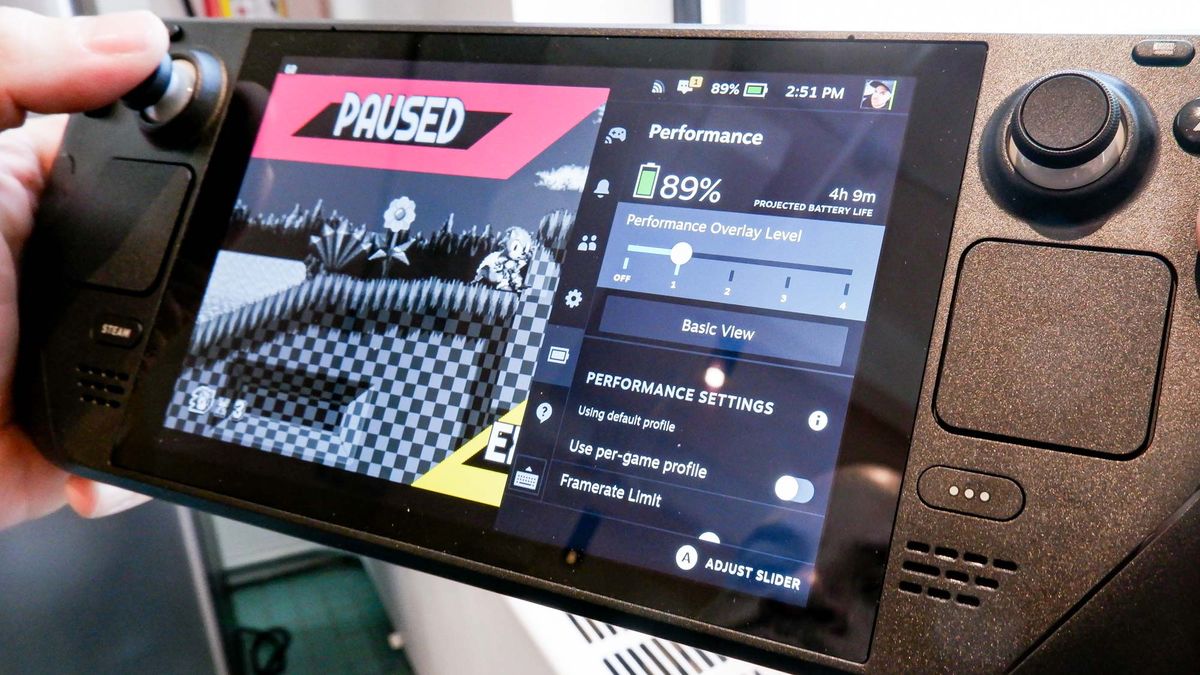 Steam Deck update adds per-game performance settings