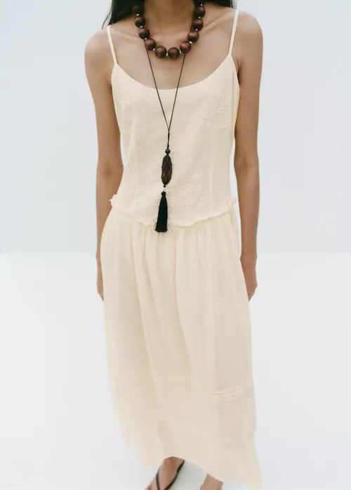 Embroidered Detail Dress 