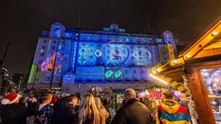 Hippotizer at heart of 'digital Christmas card' animations at Queen's Hotel.