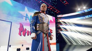 Promotional screenshot of Cody Rhodes in WWE 2K25