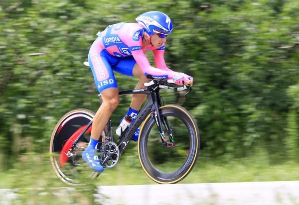 Adriano Malori (Lampre) was the silver medalist by just two seconds