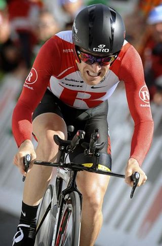 Levi Leipheimer (RadioShack) time trials to overall victory at the Tour de Suisse.