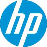 HP Logo in blue