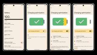 A charging optimization page in Android 15