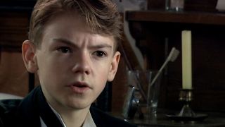 A young Thomas Brodie-Sangster in Doctor Who.