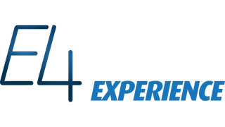 The Exertis Almo E4 Experience logo. 