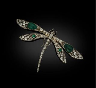 The Countess of Rosse dragonfly brooch