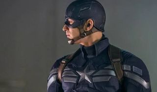 Captain America: The Winter Soldier Chris Evans Cap's stoic profile