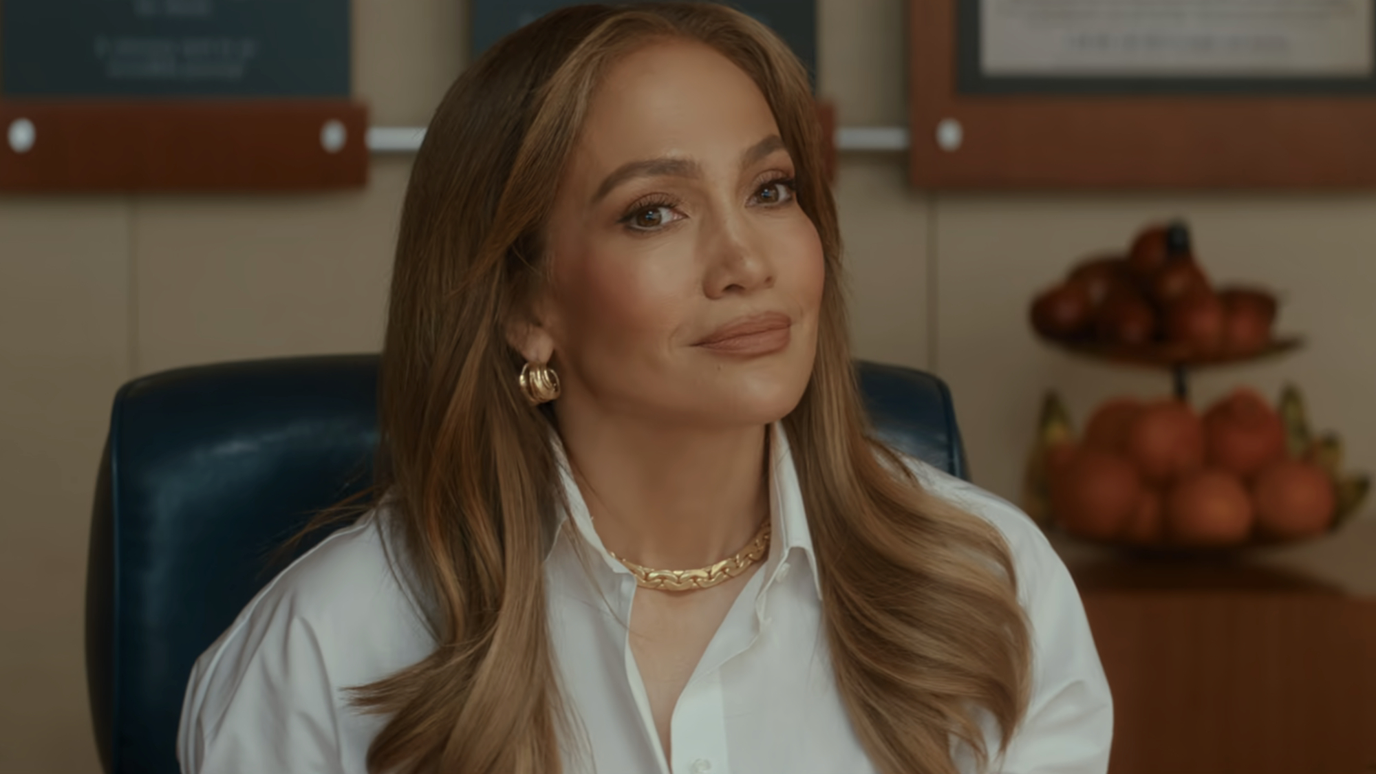 Jennifer Lopez in Office Romance.