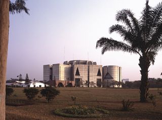 The National Assembly Building of Bangladesh by Louis Kahn