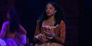 Angelica (Renee Elise Goldsberry) sings in Disney+'s Hamilton