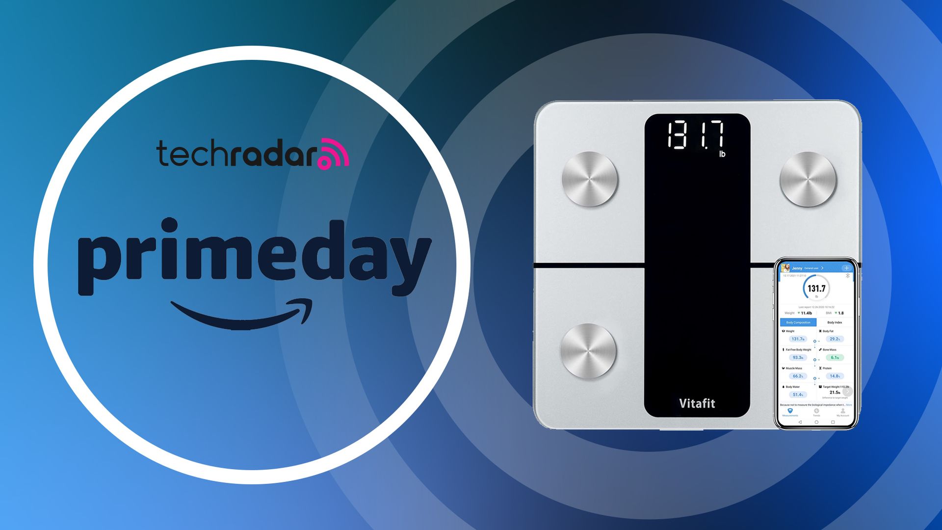 The smart scale I use every day is just 15 in the Amazon Prime Day