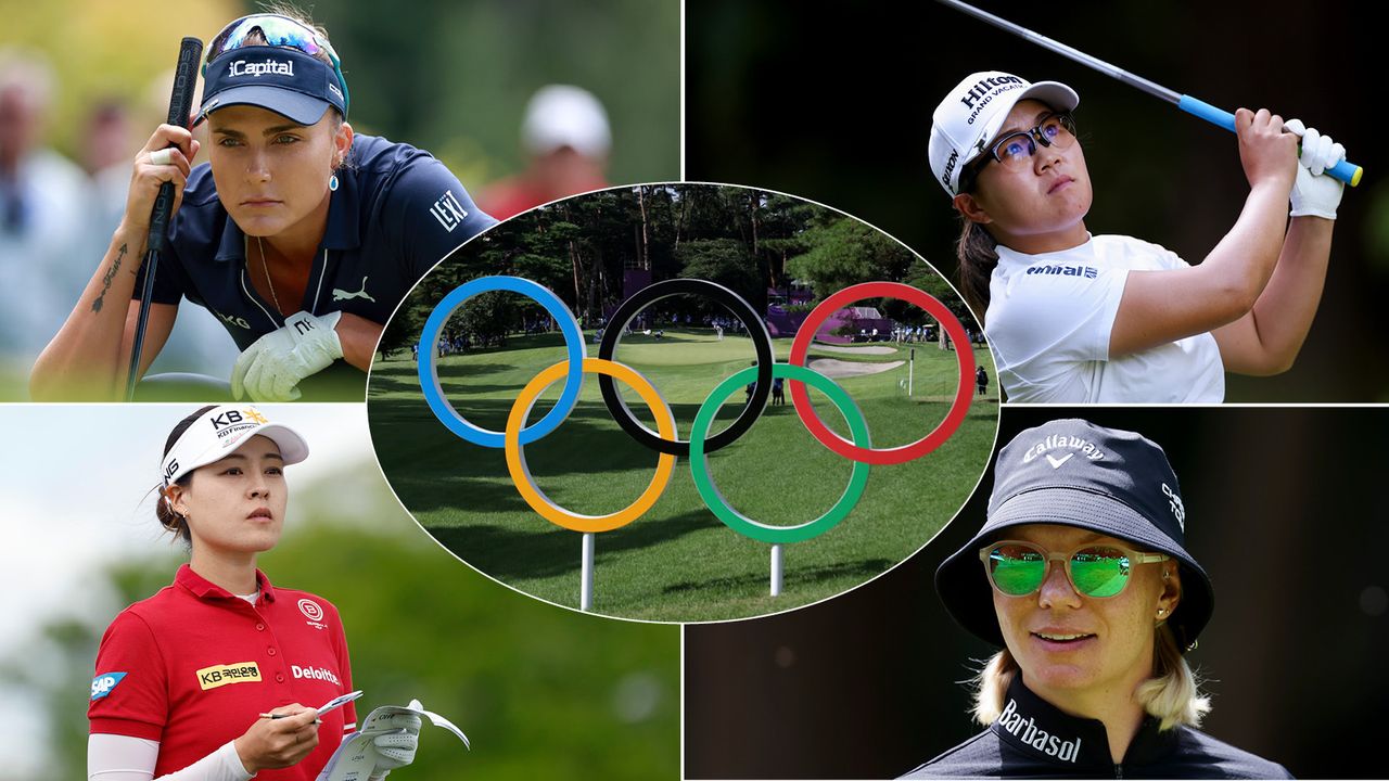 Images of Lexi Thompson, Nasa Hataoka, In Gee Chun and Madelene Sagstrom