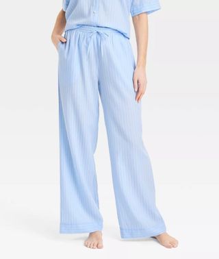 Stars Above, Striped Cotton Blend Pajama Pants