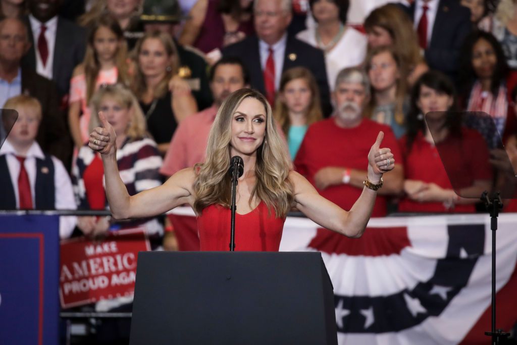 Lara Trump warms up the crowd