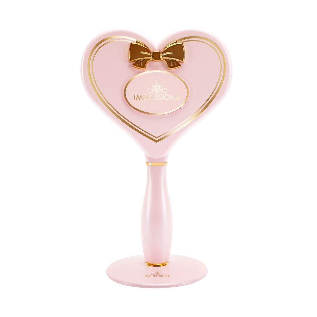 Amour Led Handheld Makeup Mirror With Standing Base