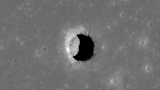 The moon's Tranquillitatis pit