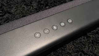 Amazon Fire TV Soundbar top panel controls