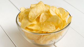 bowl of potato chips