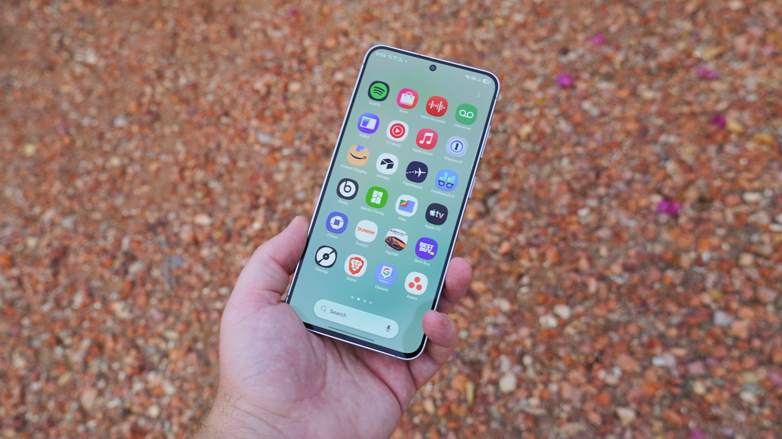 The Samsung Galaxy S26 FE in the Pistachio colorway.