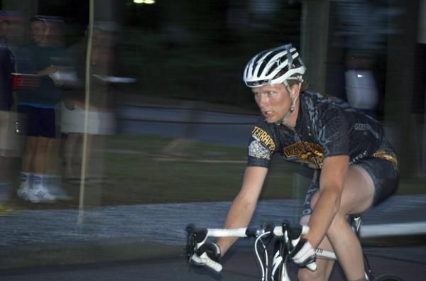 A Barley's Elite Cycling rider in action.