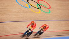 China in the team sprint at the Tokyo Olympics