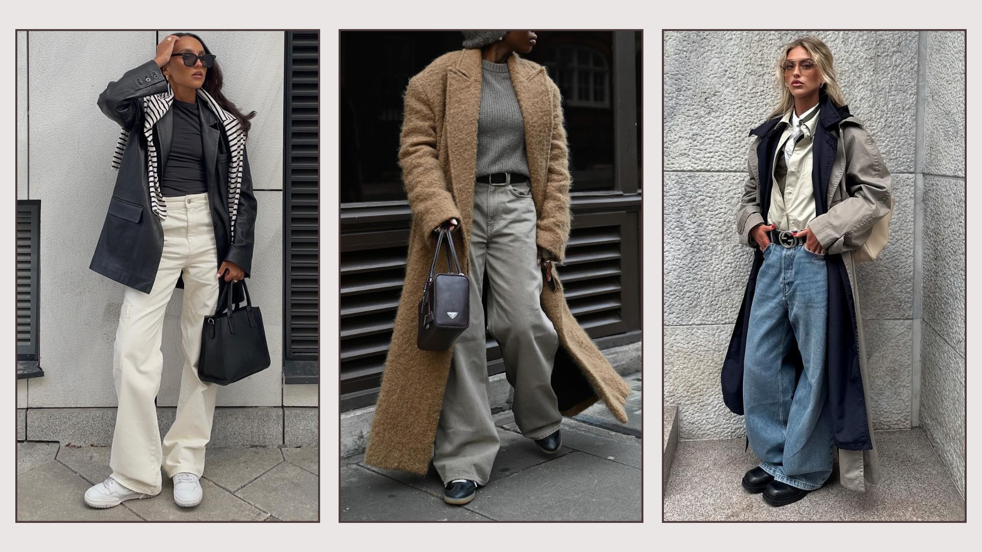 @emilisindlev, @daniellejinadu, @ingridedvinsen - baggy jeans outfits for winter 2025