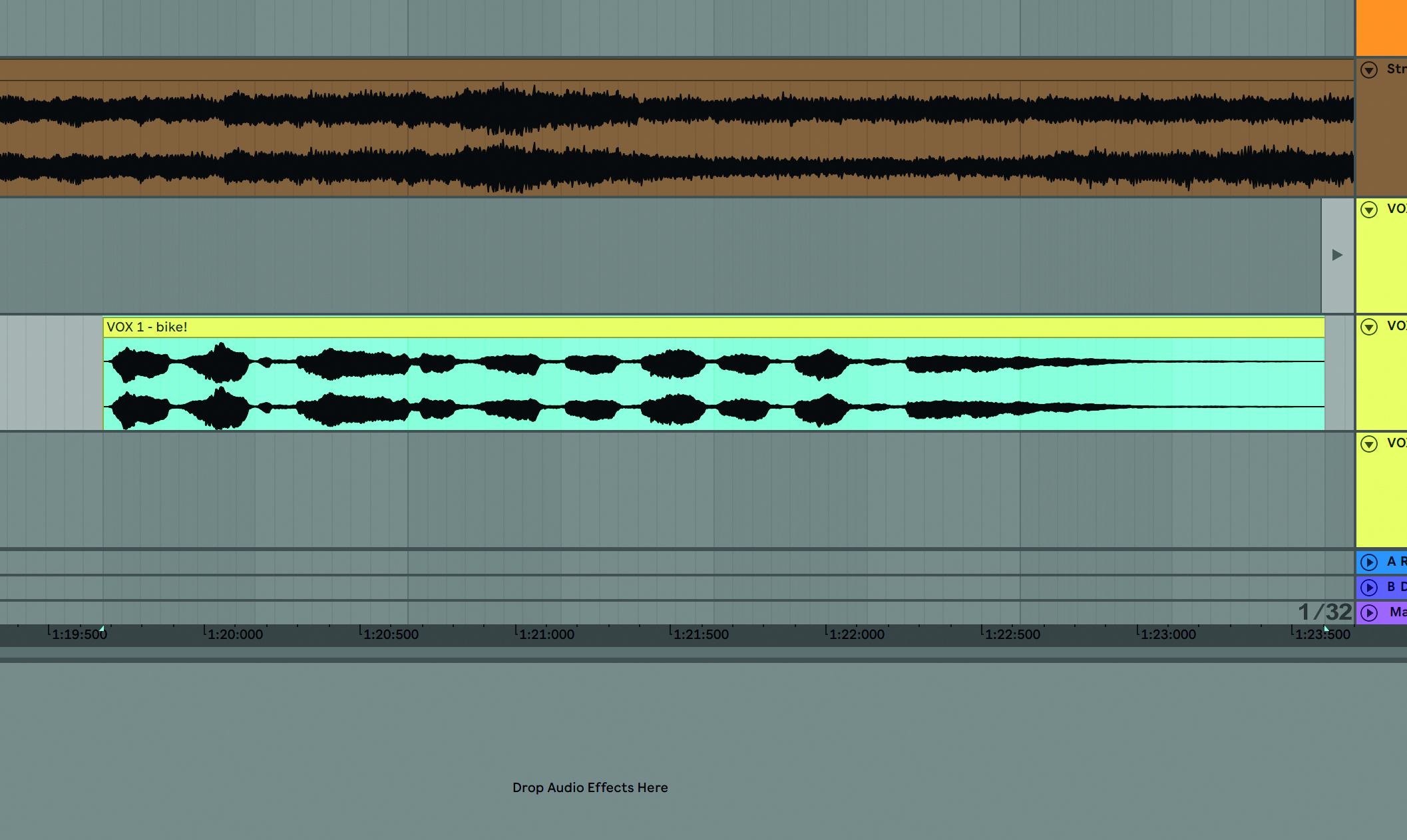 Recording vocals