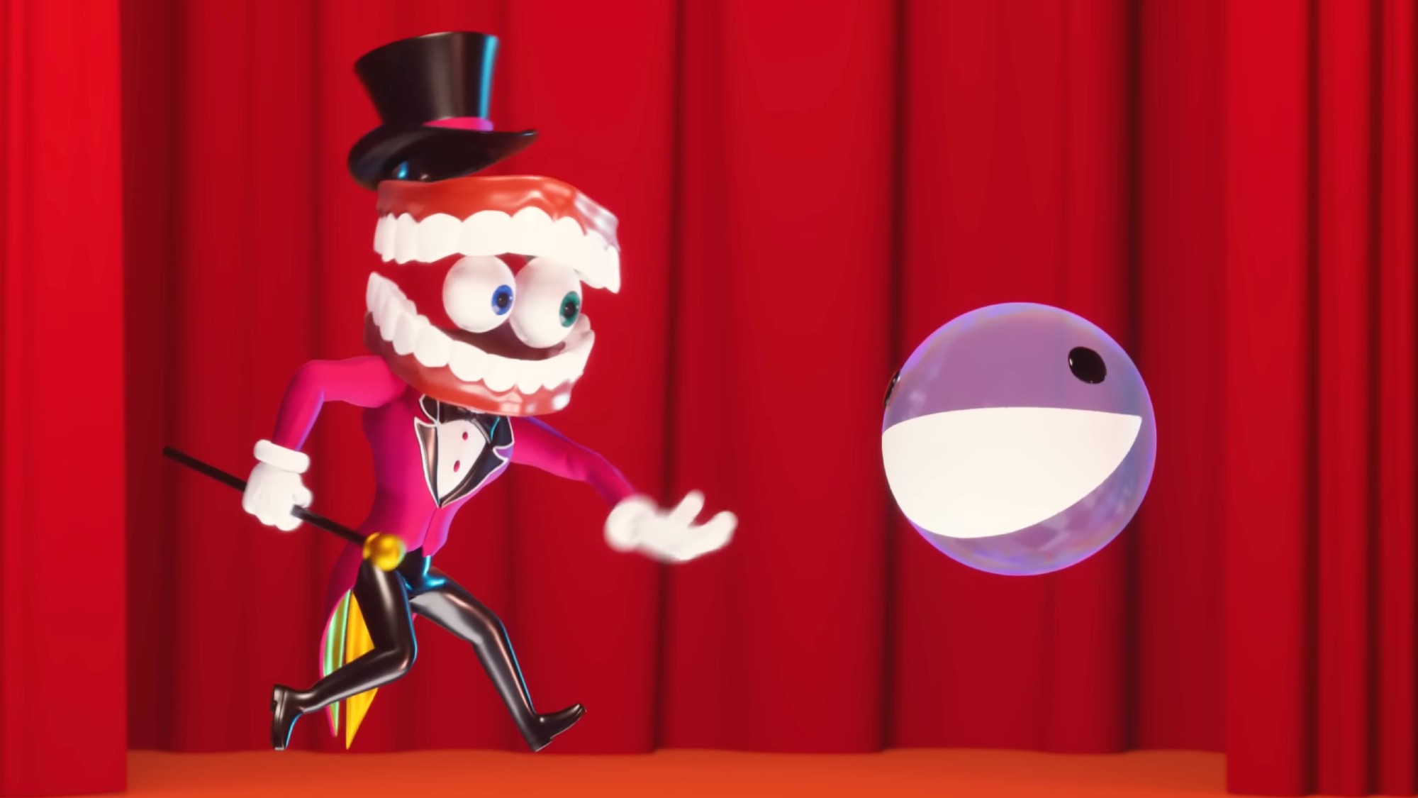 Caine and Bubble interacting