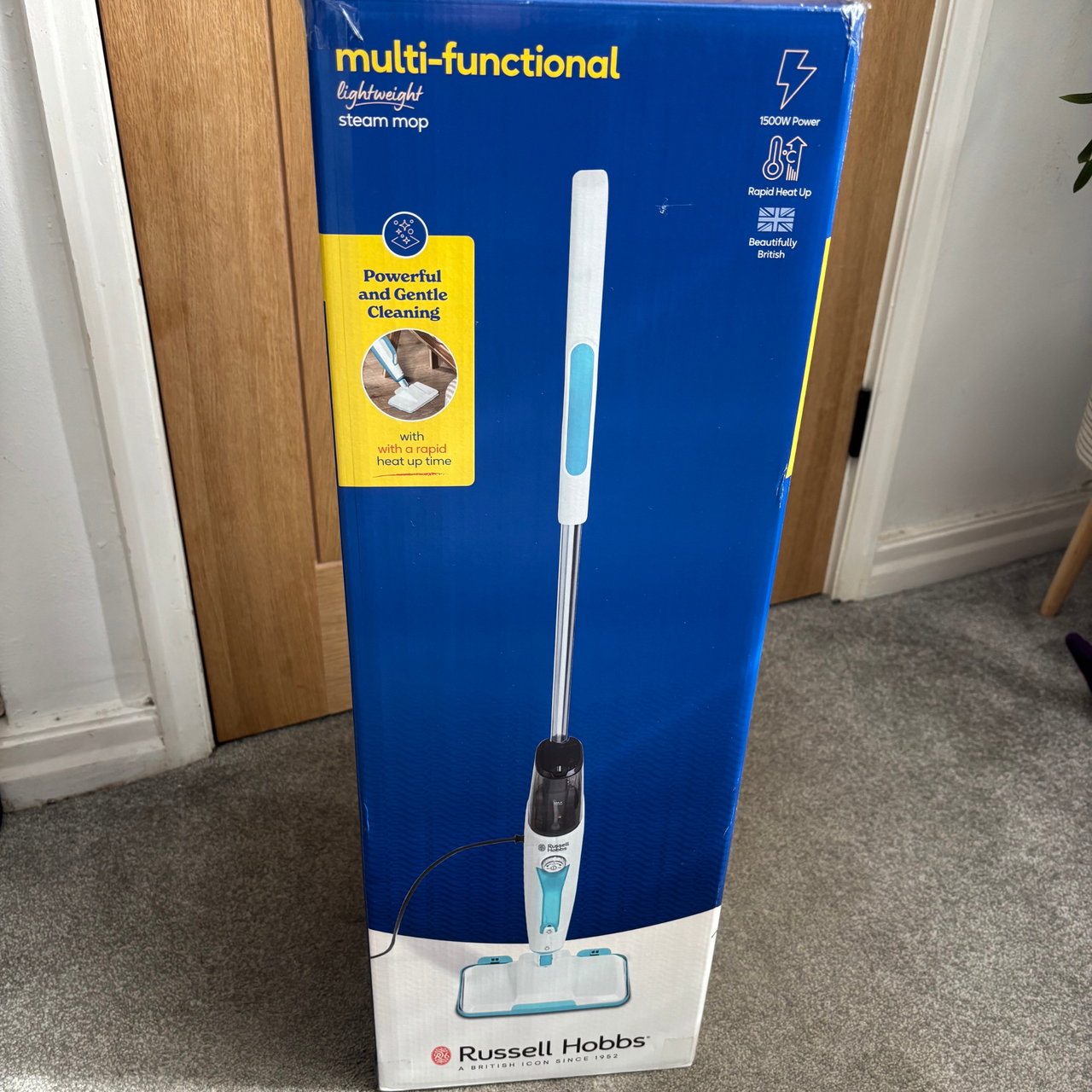 Russell Hobbs Multifunctional 12-in-1 Steam Mop unboxing