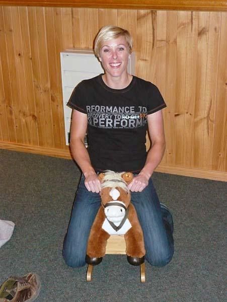 Post race celebrations,