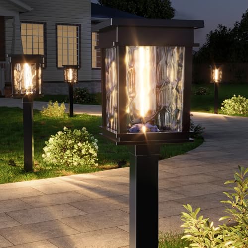 Xmcosy+ Solar Pathway Lights, 50 Lm Bright Solar Lights, Garden Outdoor Waterproof Light Ip65, 2-In-1 Landscape Lighting, Outdoor Light for Yard, Path, Walkway, Driveway (warm &amp;amp; Cool)