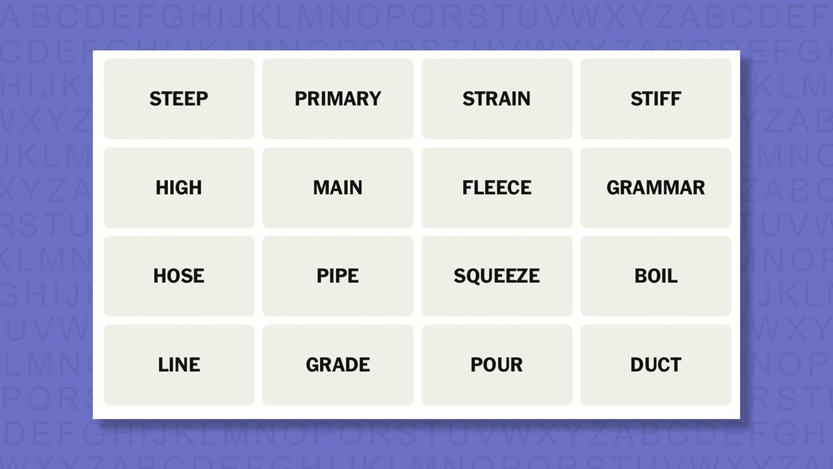 NYT Connections hints for game 1071 on a purple background