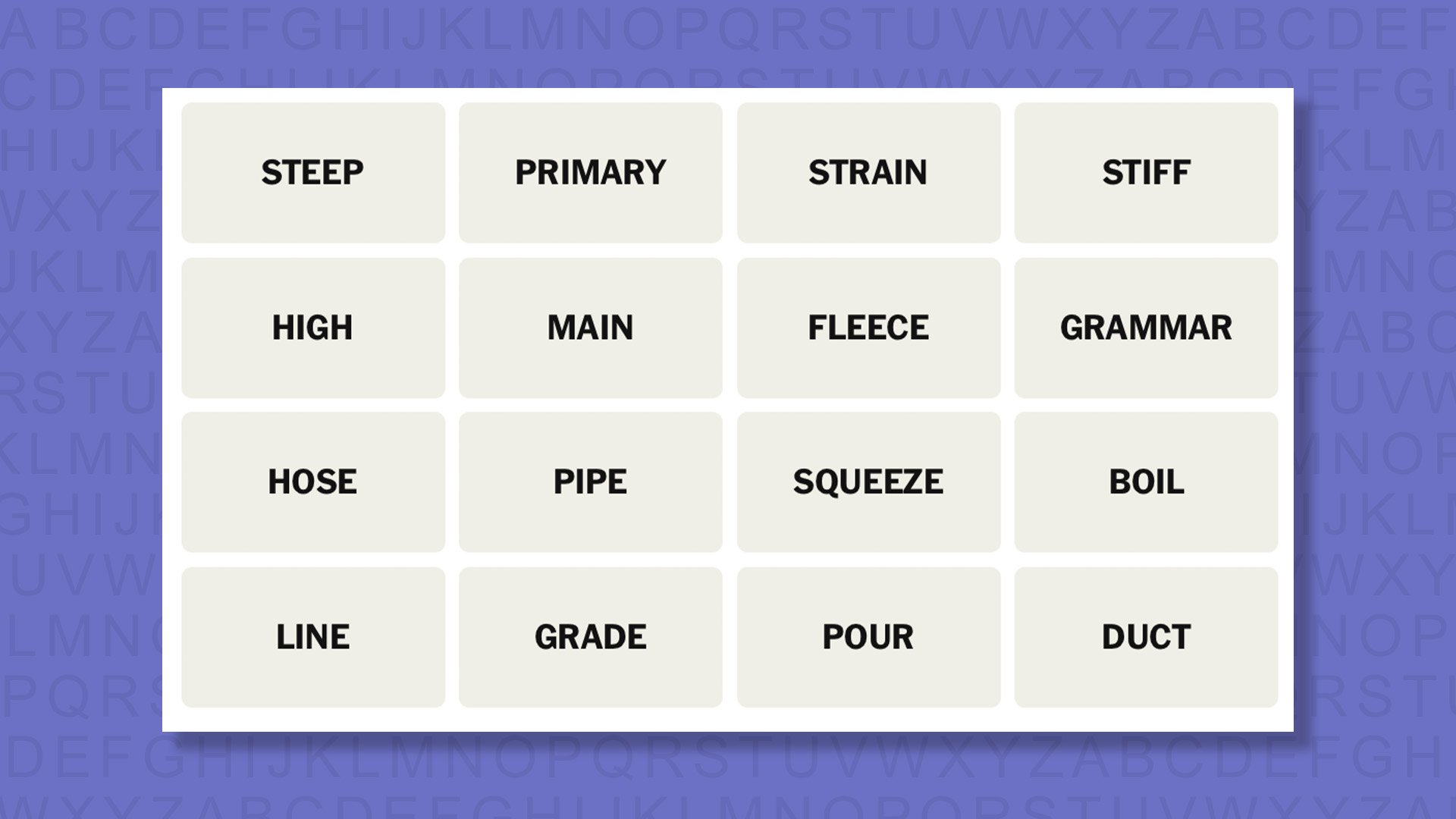 NYT Connections hints for game 1071 on a purple background