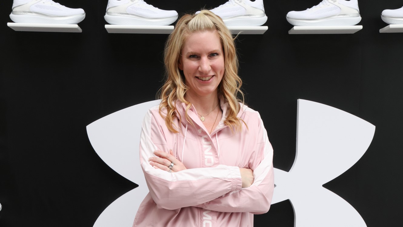 Photo of Dr. Carrie Jones at the Under Armor event