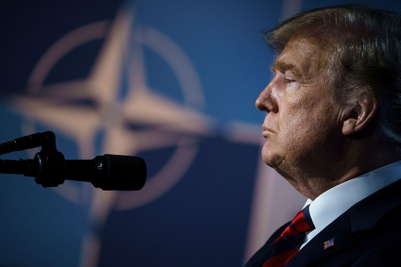 President Trump at the NATO summit