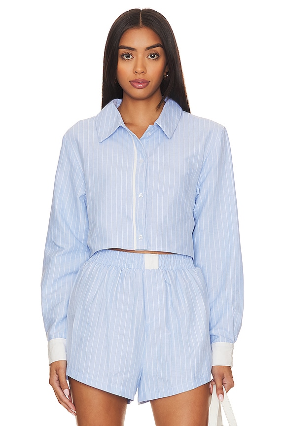 X Revolve Darian Stripe Top