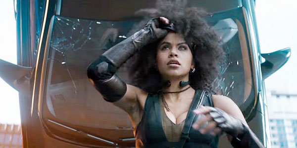 deadpool 2 stunts, Zazie Beetz