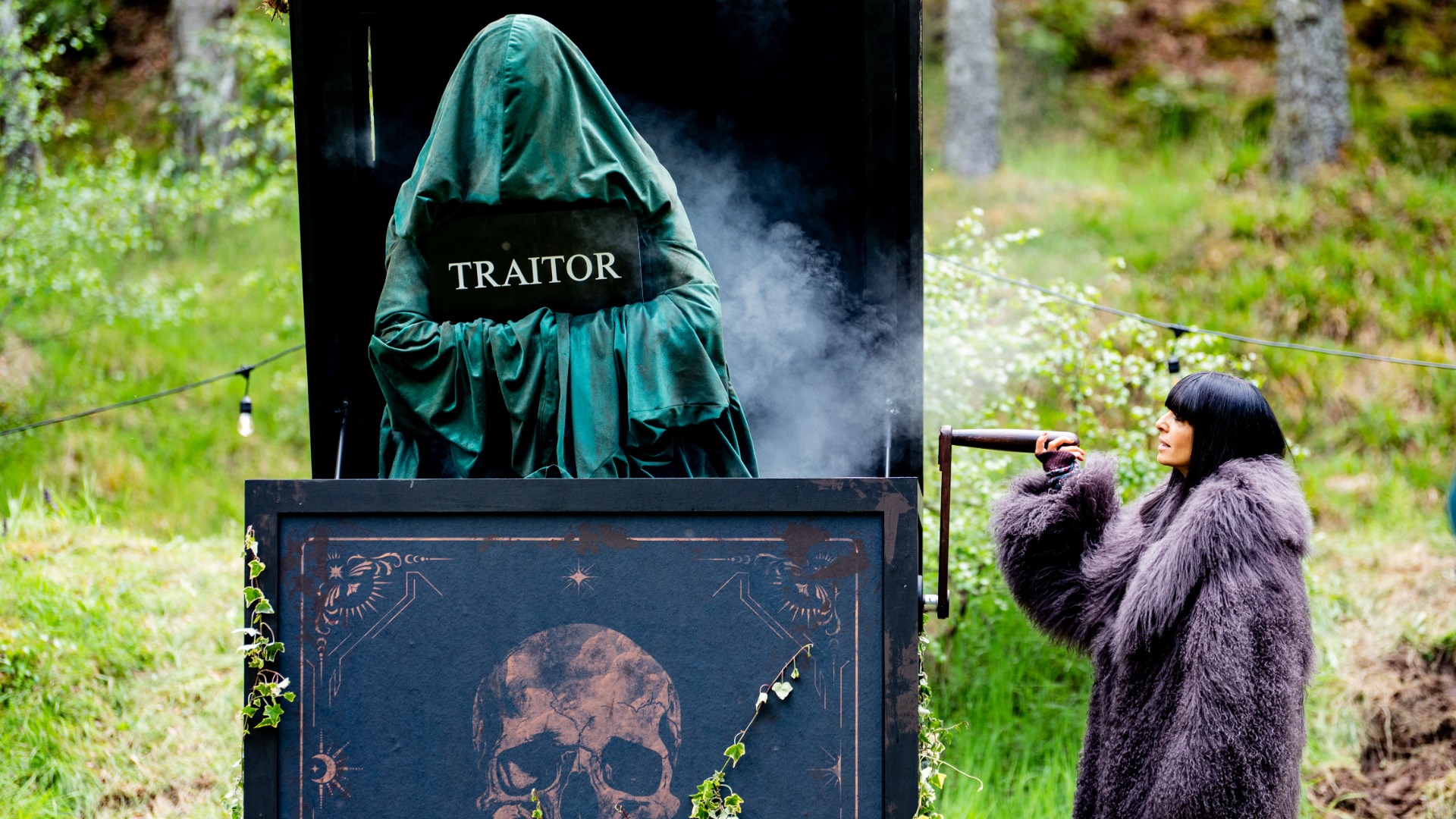Claudia Winkleman in The Traitors