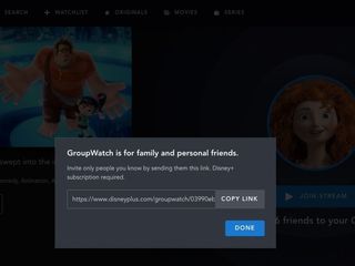 Disney Plus Groupwatch Screenshot