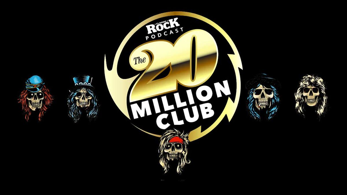 20 Million Clubv logo with Guns N&#039; Roses skulls 