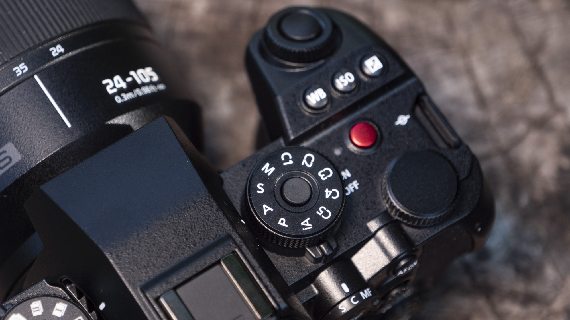 Panasonic Lumix S1 II mirrorless camera's shooting mode dial