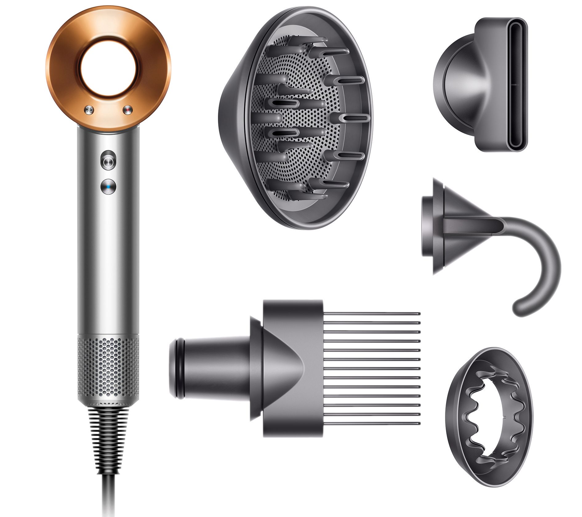 Dyson Supersonic Hair Dryer With Attachments