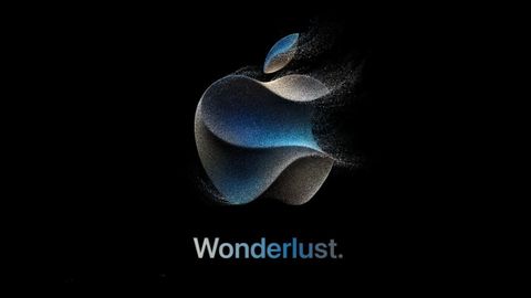 Apple Wonderlust event logo from the Apple iPhone 15 launch event