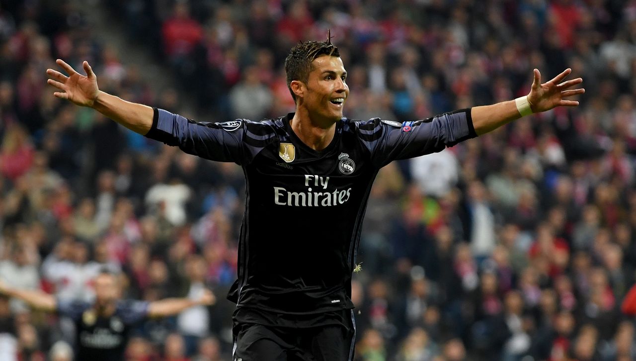 Cristiano Ronaldo against Bayern Munich